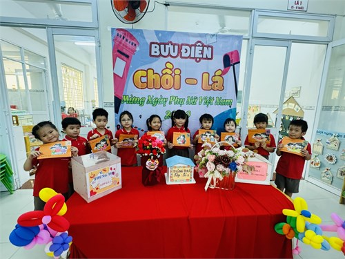Các hoạt động lớp Lá 1 chào mừng ngày Phụ Nữ Việt Nam 20.10.2024